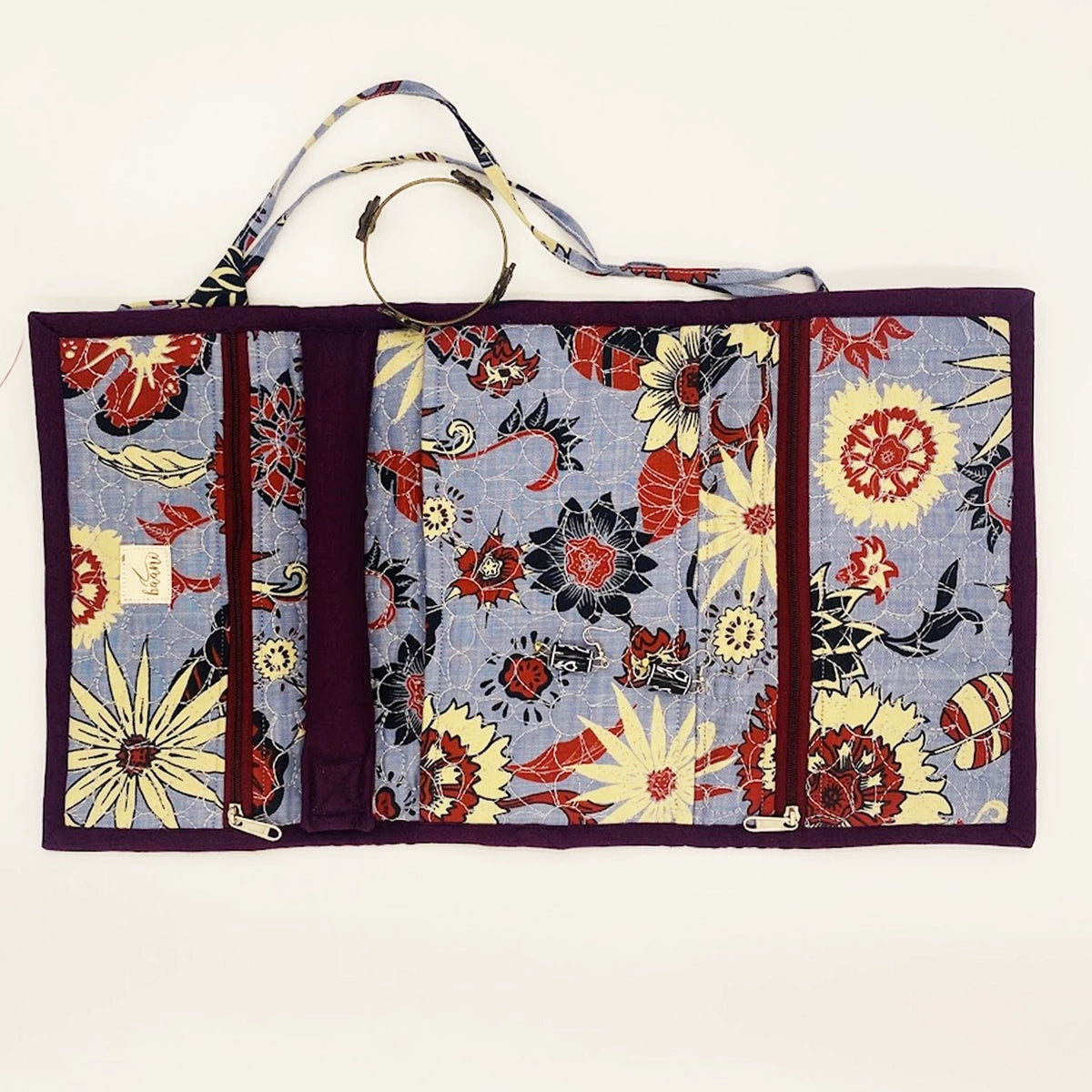 Buttercup Jewellery Pouch: Floral Lavender