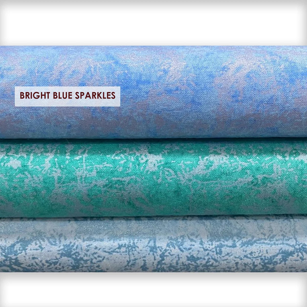 BAANI FABRICS: BLUE SPARKLES