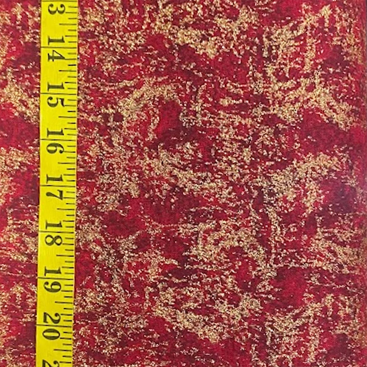 BAANI FABRICS: RED SPARKLES