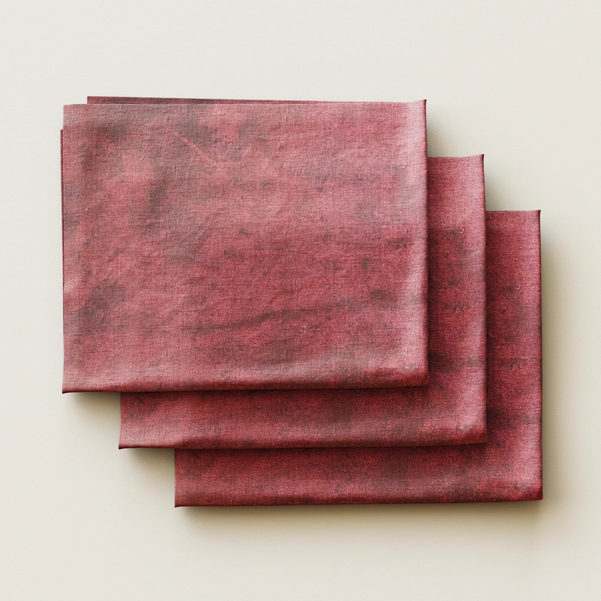 BAANI FABRICS : Tone on tone Maroon