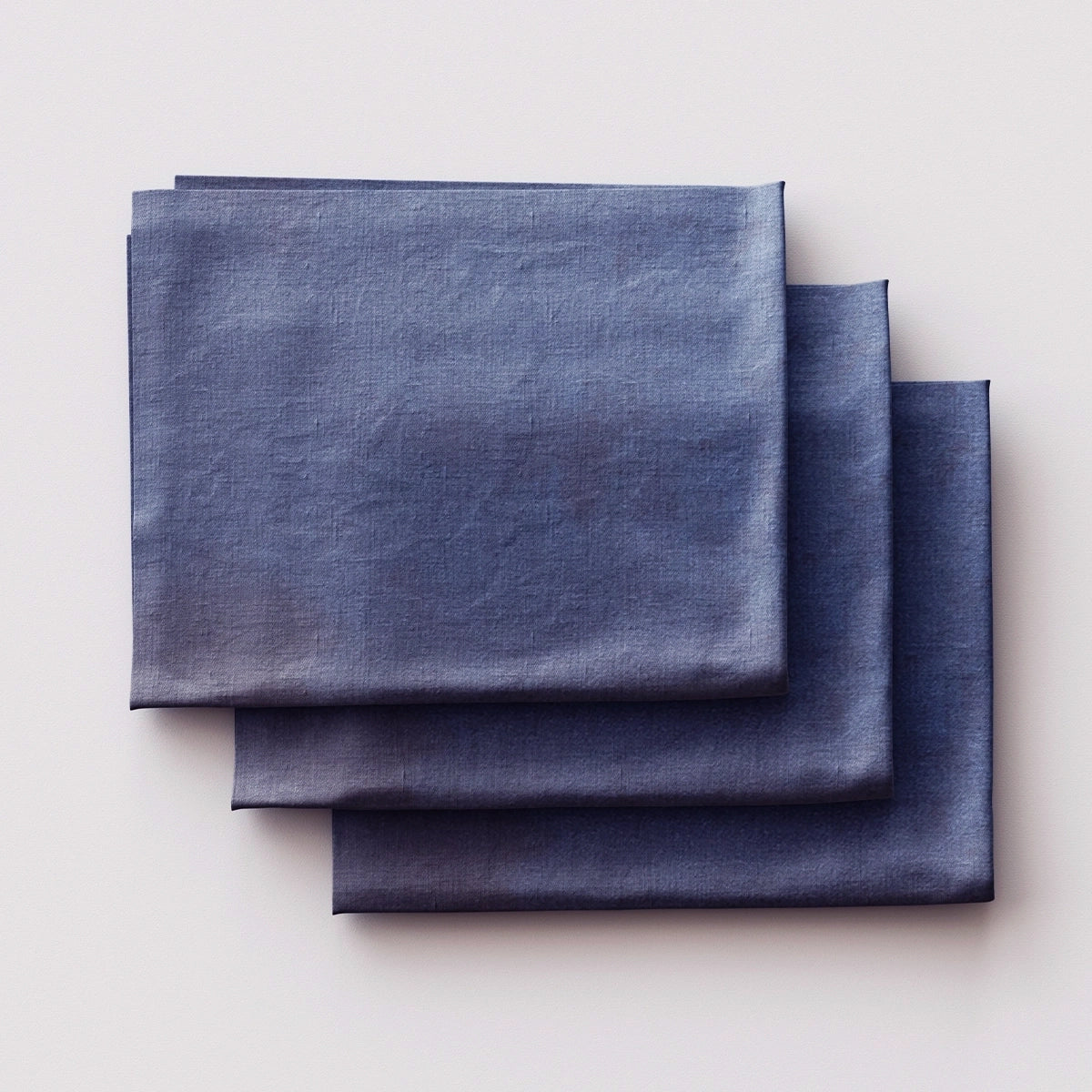 BAANI FABRICS : Tone on Tone Navy Blue