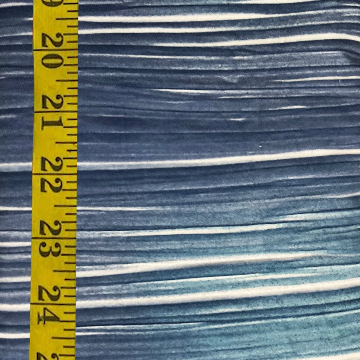 BAANI FABRICS: Blended Lines BLUE