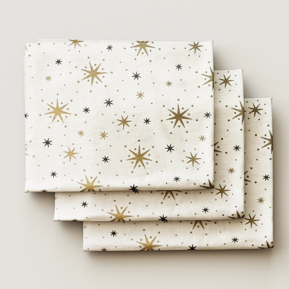 BAANI CHRISTMAS: Blue Gold Large Stars