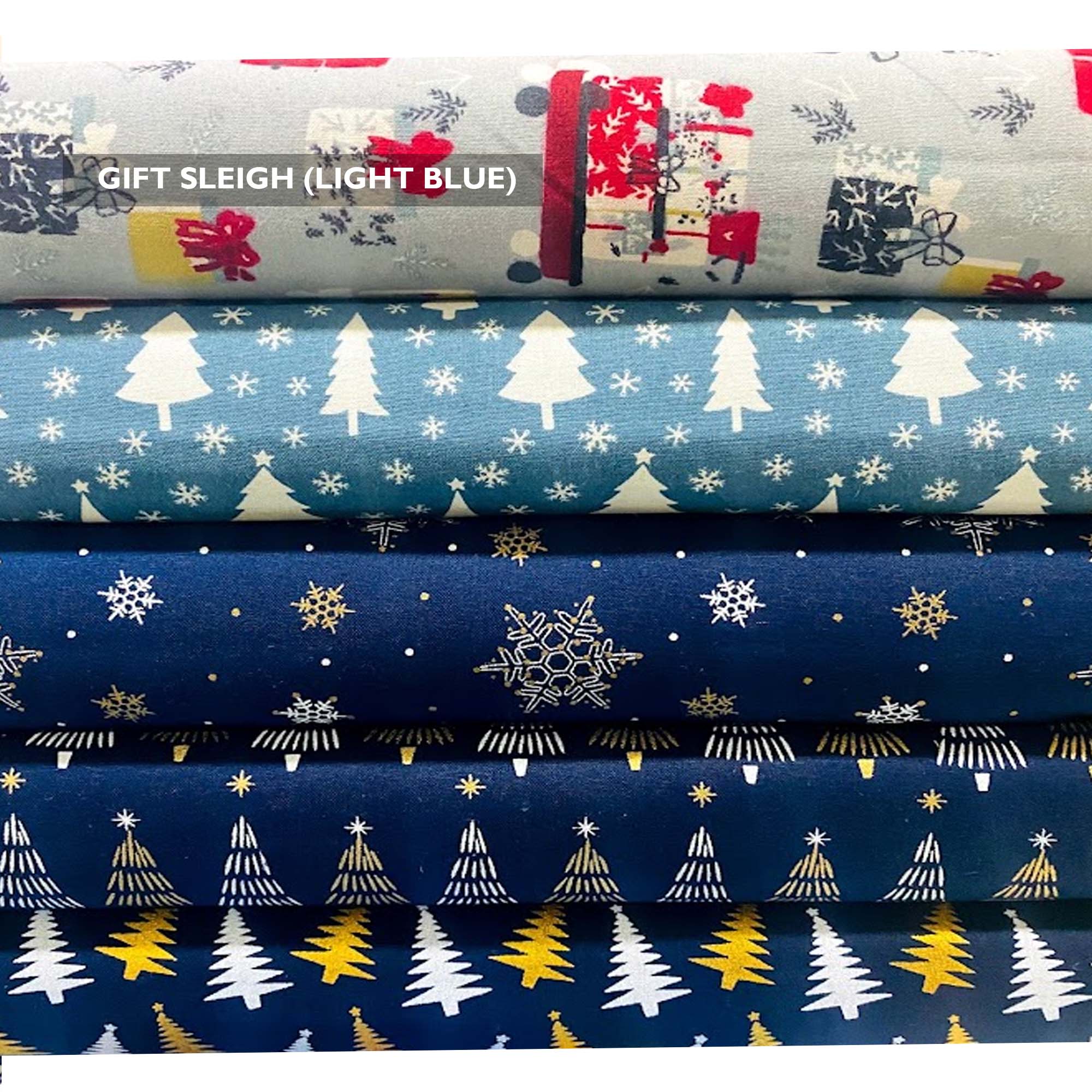 BAANI FABRICS: GIFTS ON SLEIGH